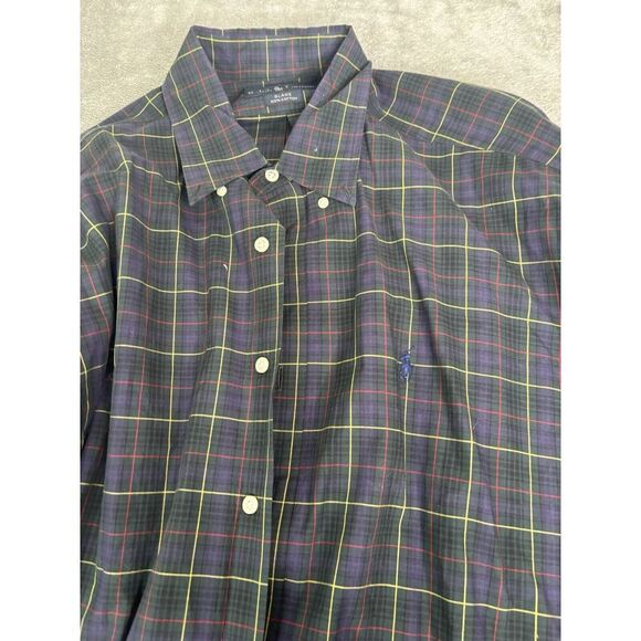 Ralph Lauren Blake Long Sleeve Button Down Shirt Men's Size Medium Blue - Picture 3 of 8